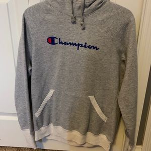Grey champion hoodie